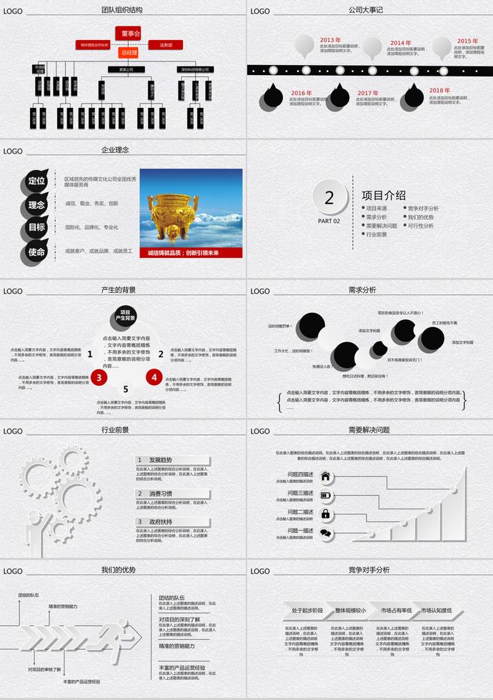 2019創(chuàng)意石灰色商業(yè)創(chuàng)業(yè)融資計劃書-1
