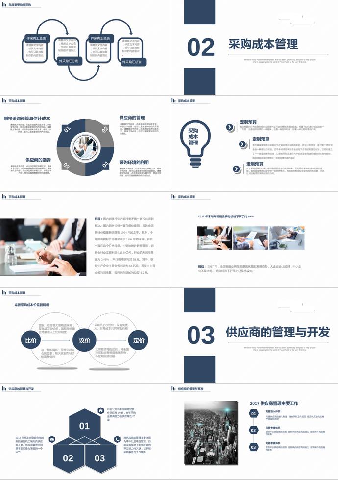 簡約實用工作總結(jié)計劃PPT模板-1