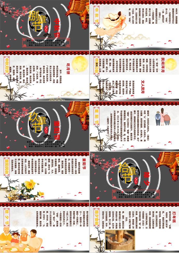 中國文化之傳統(tǒng)節(jié)日詳細介紹ppt模板-3
