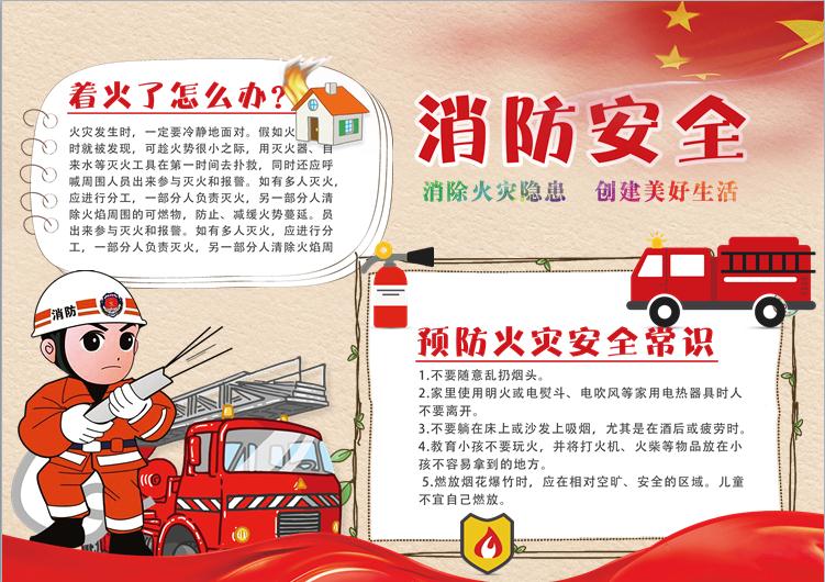 簡約消防安全宣傳手抄報(bào)