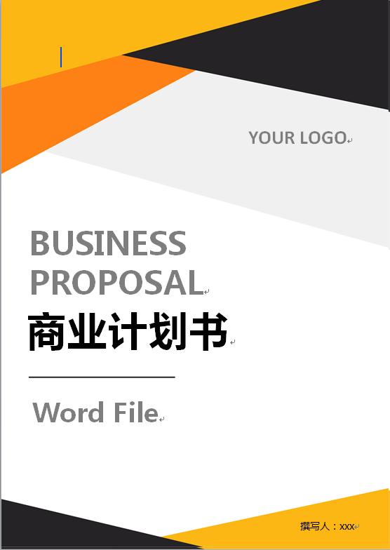 某服裝公司商業(yè)計劃書