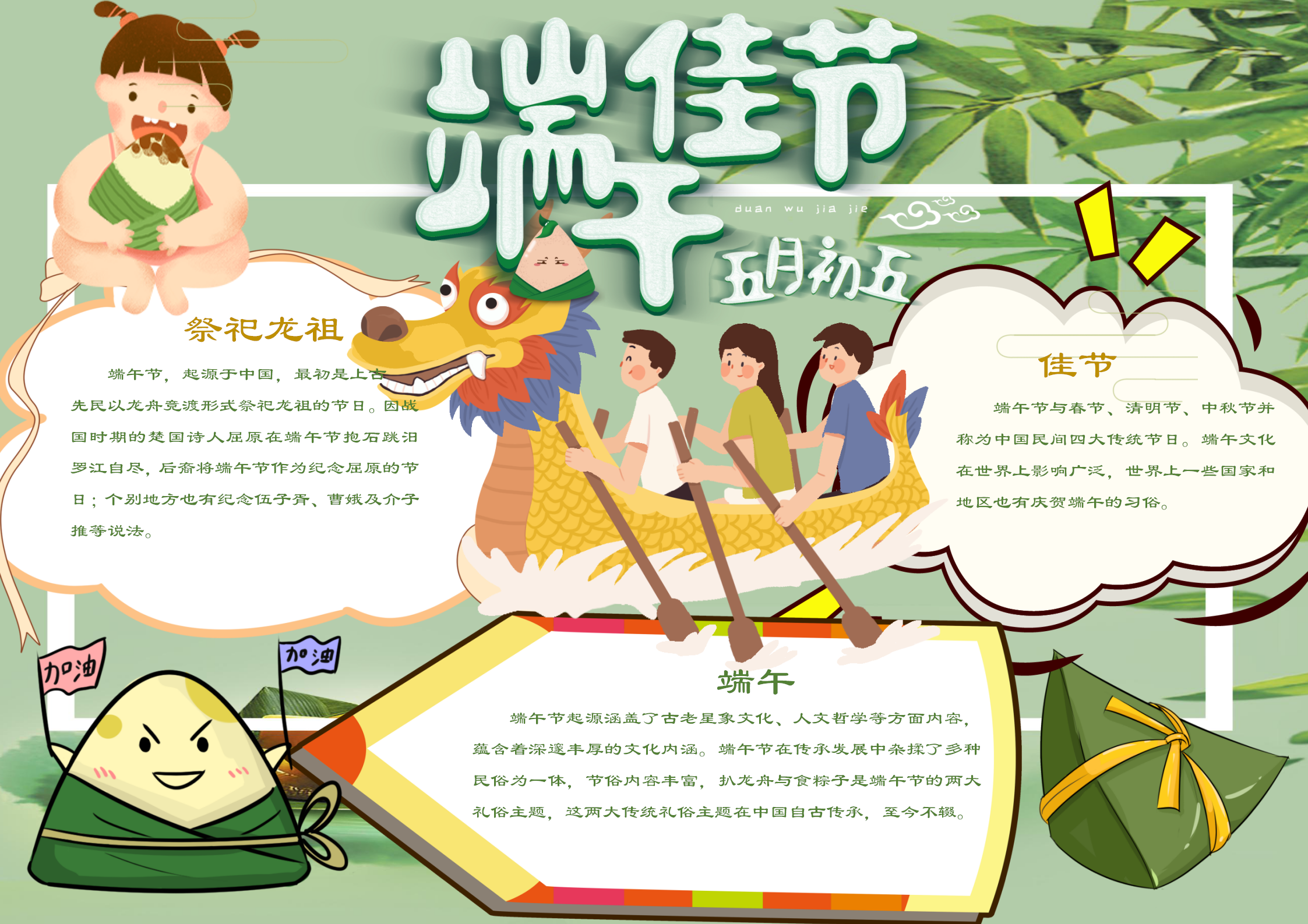 小學生端午節小報