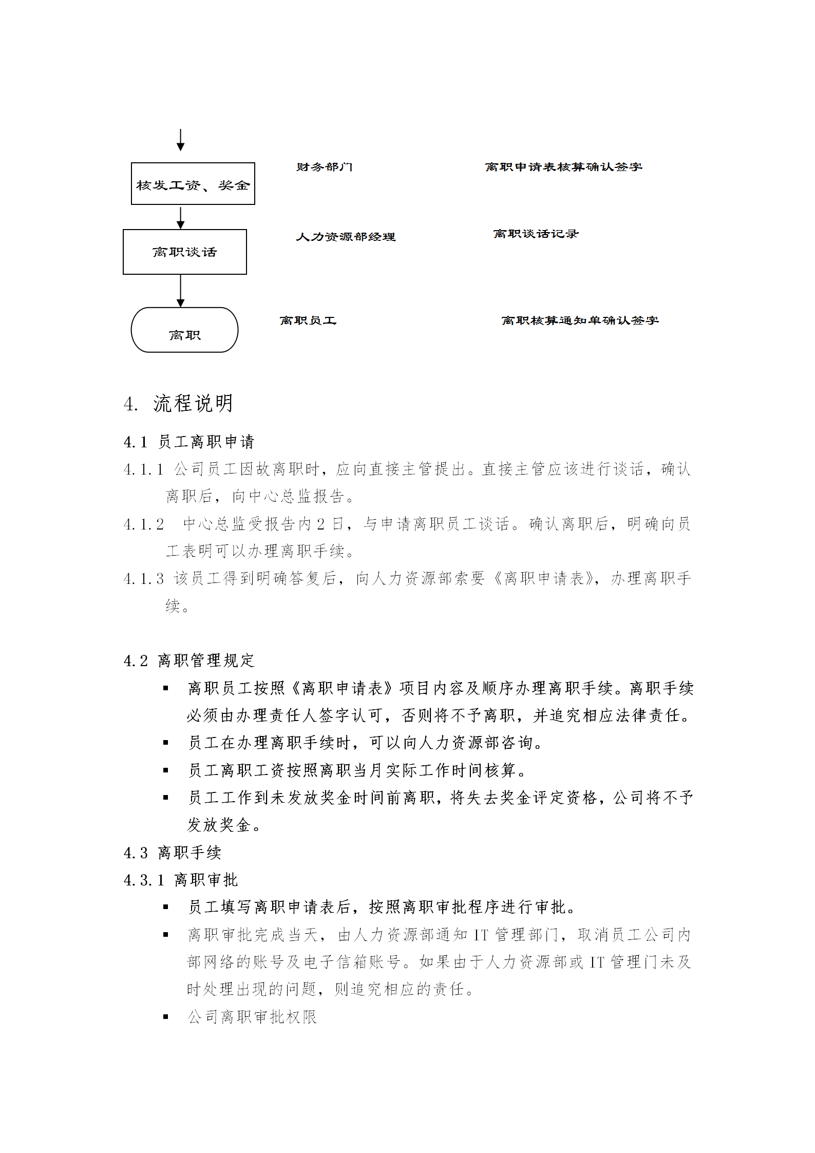 員工離職與辭退管理制度word模板-1