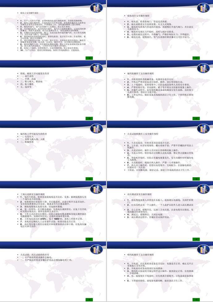 廠級安全操作規(guī)程培訓教材PPT模板-2