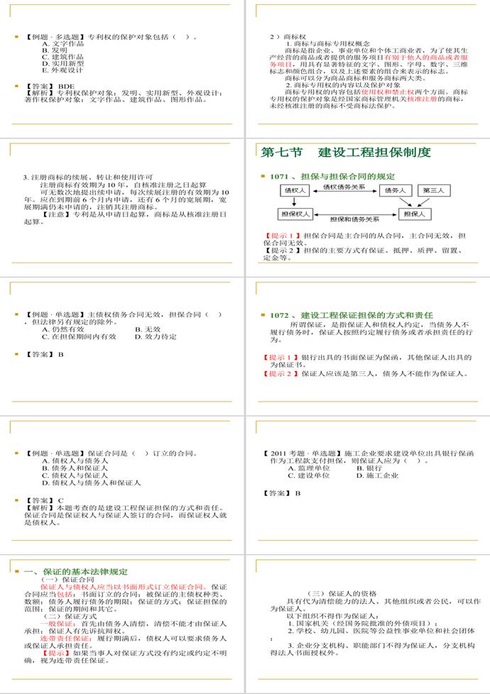 建設工程物權制度PPT模板-2